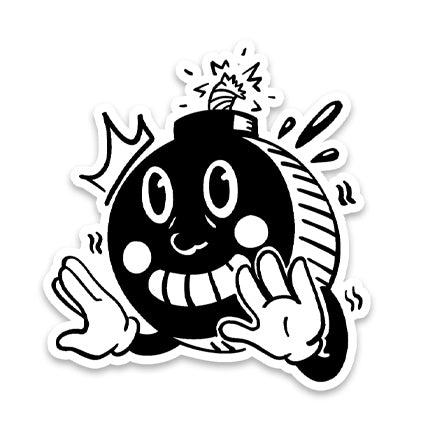Anxiety Bomb Sticker