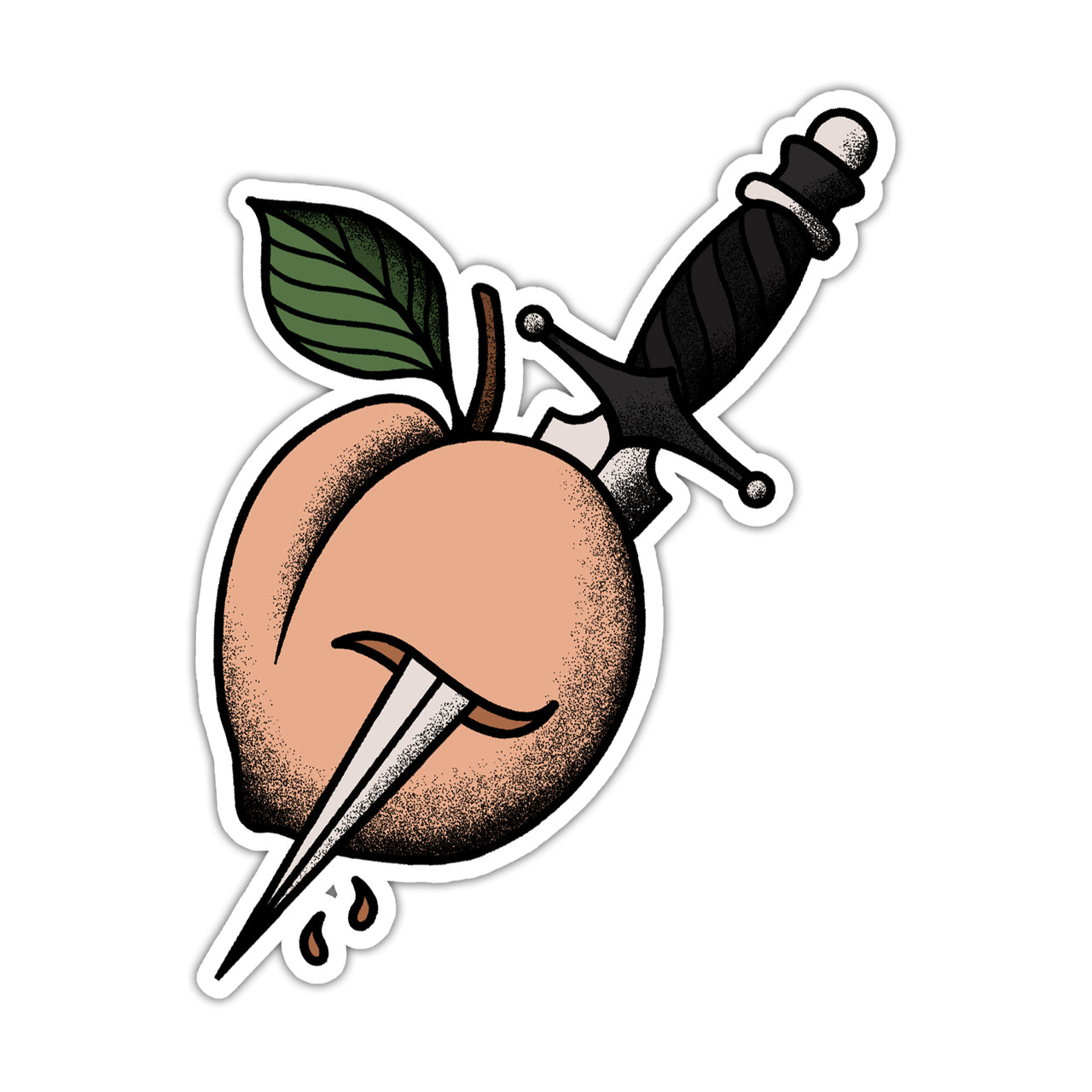 Just Peachy Sticker