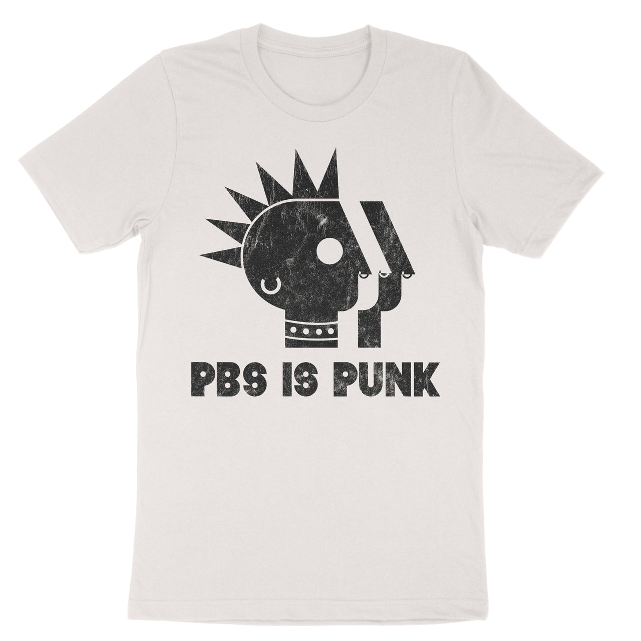 PBS is Punk Distressed Tee