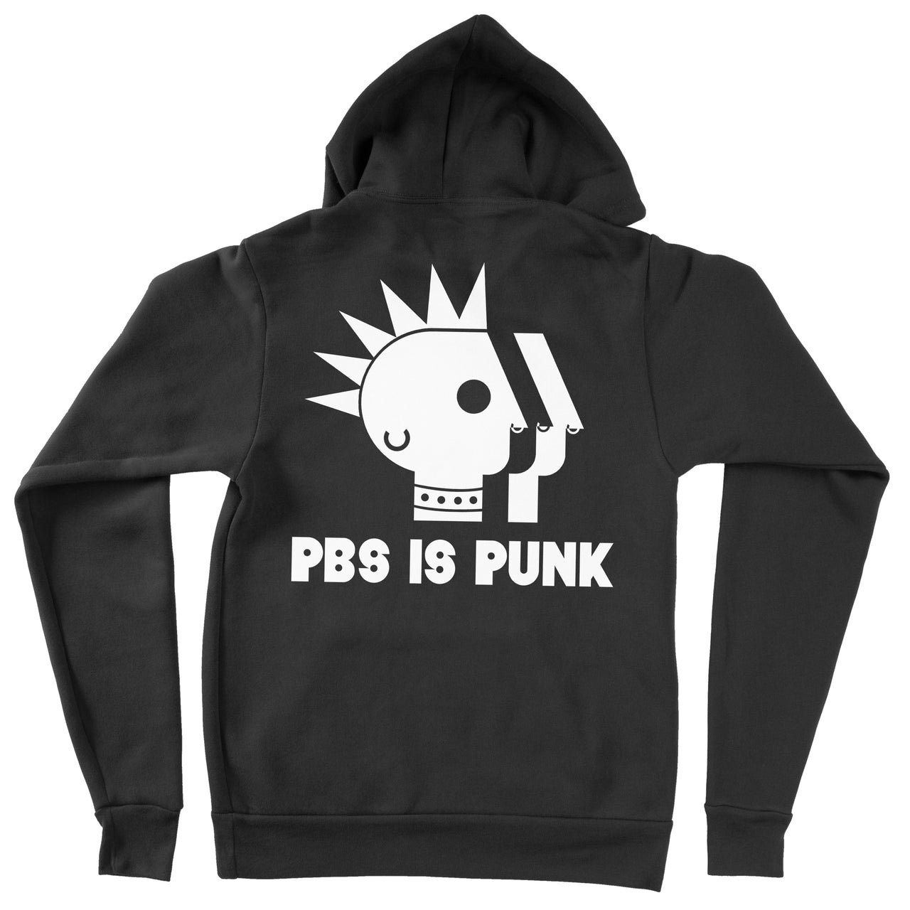 PBS is Punk Zip-up Hoodie