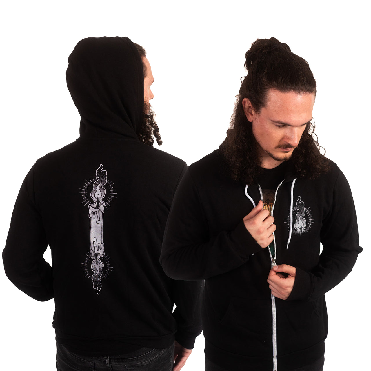 Burnt Out Zip-up Hoodie