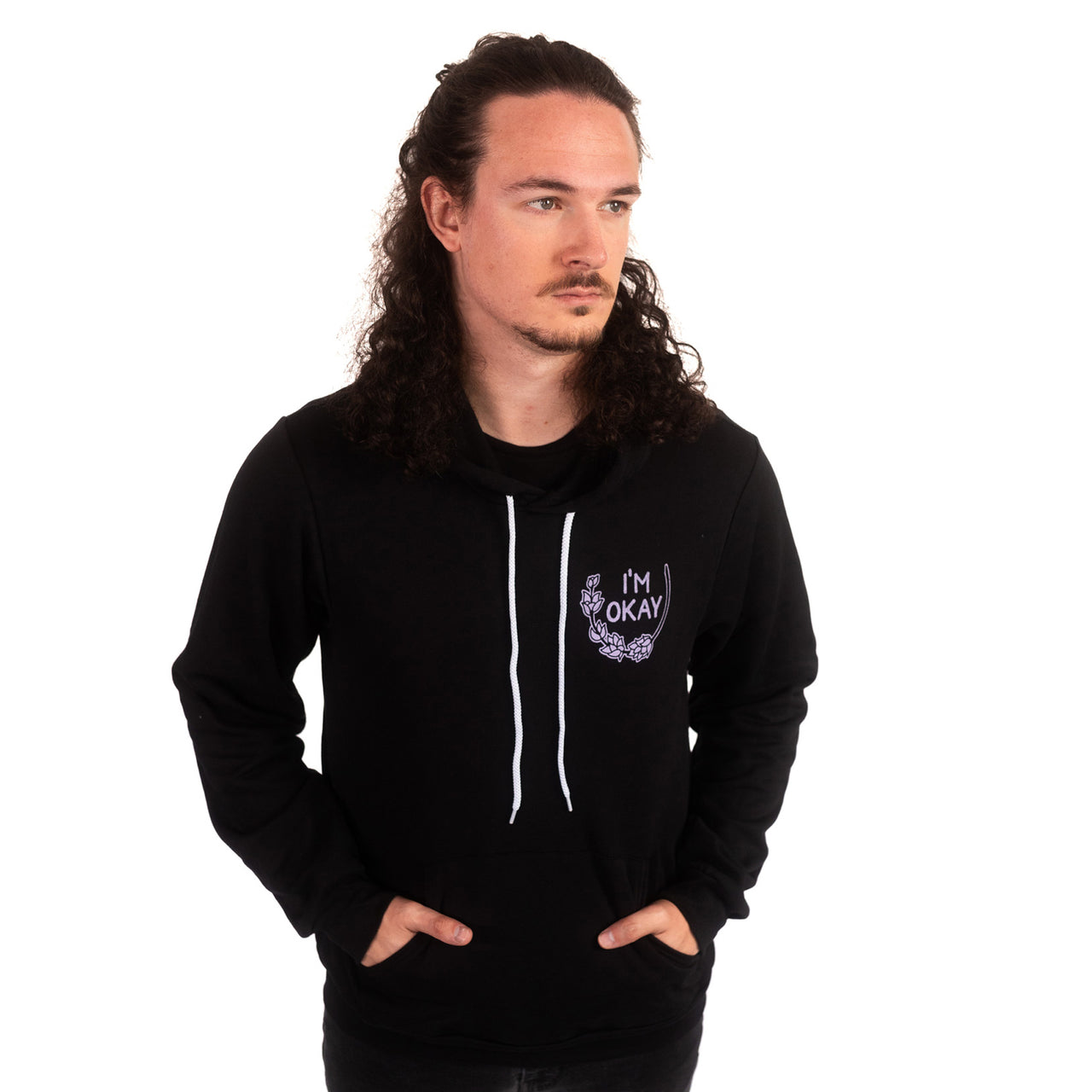 I'm Okay Lavender Hoodie