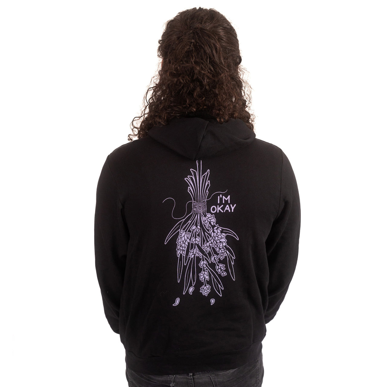 I'm Okay Lavender Hoodie