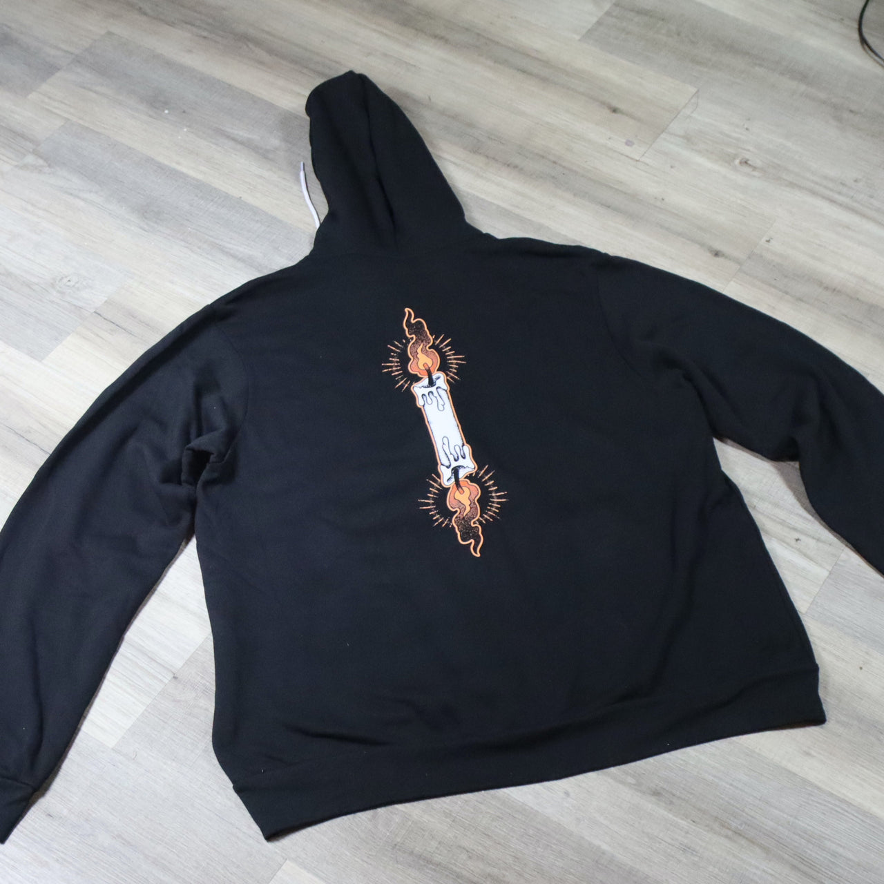 Burnt Out Premium Zip Hoodie - 2XL