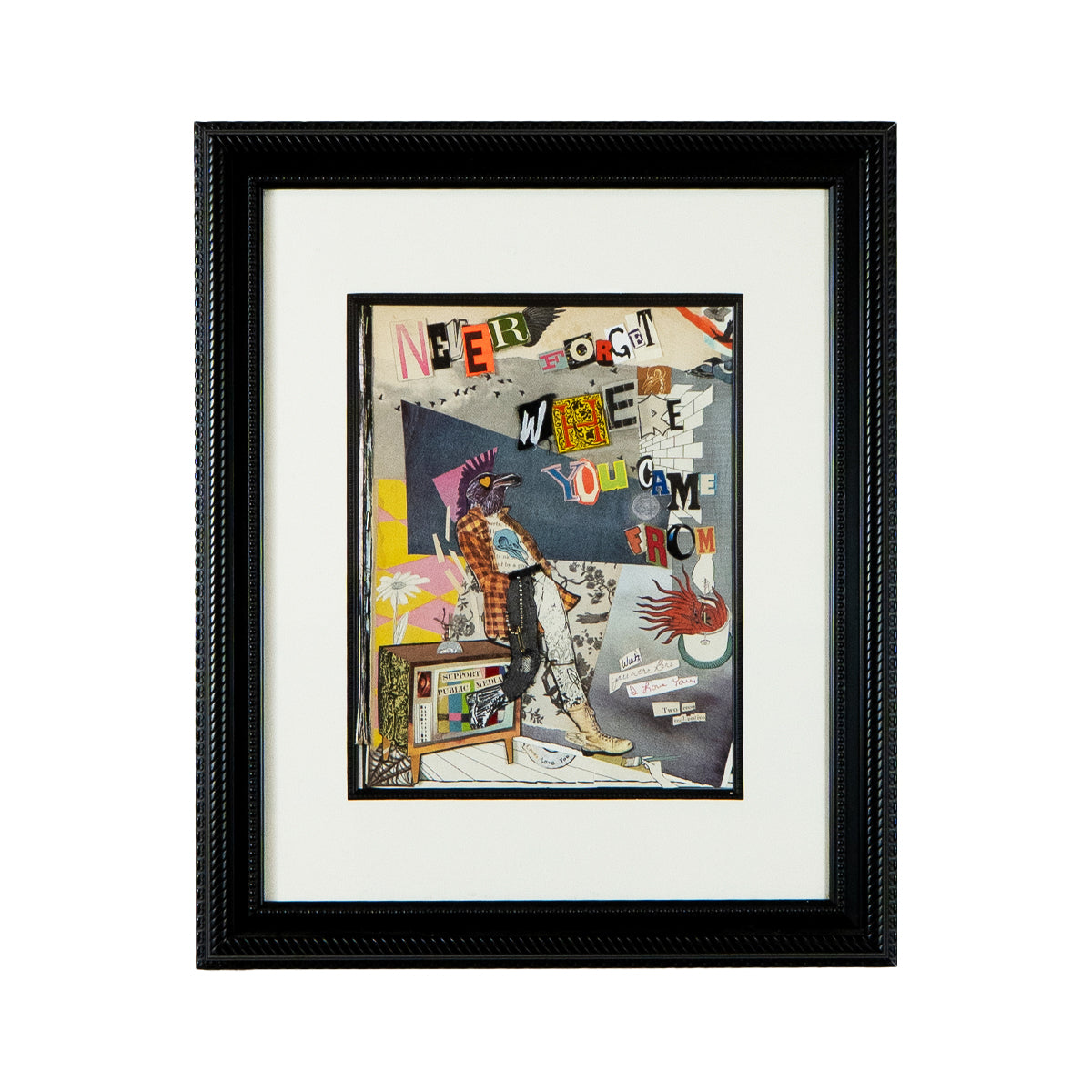 Signed Original "Crow Founder" Mixed Media Pack