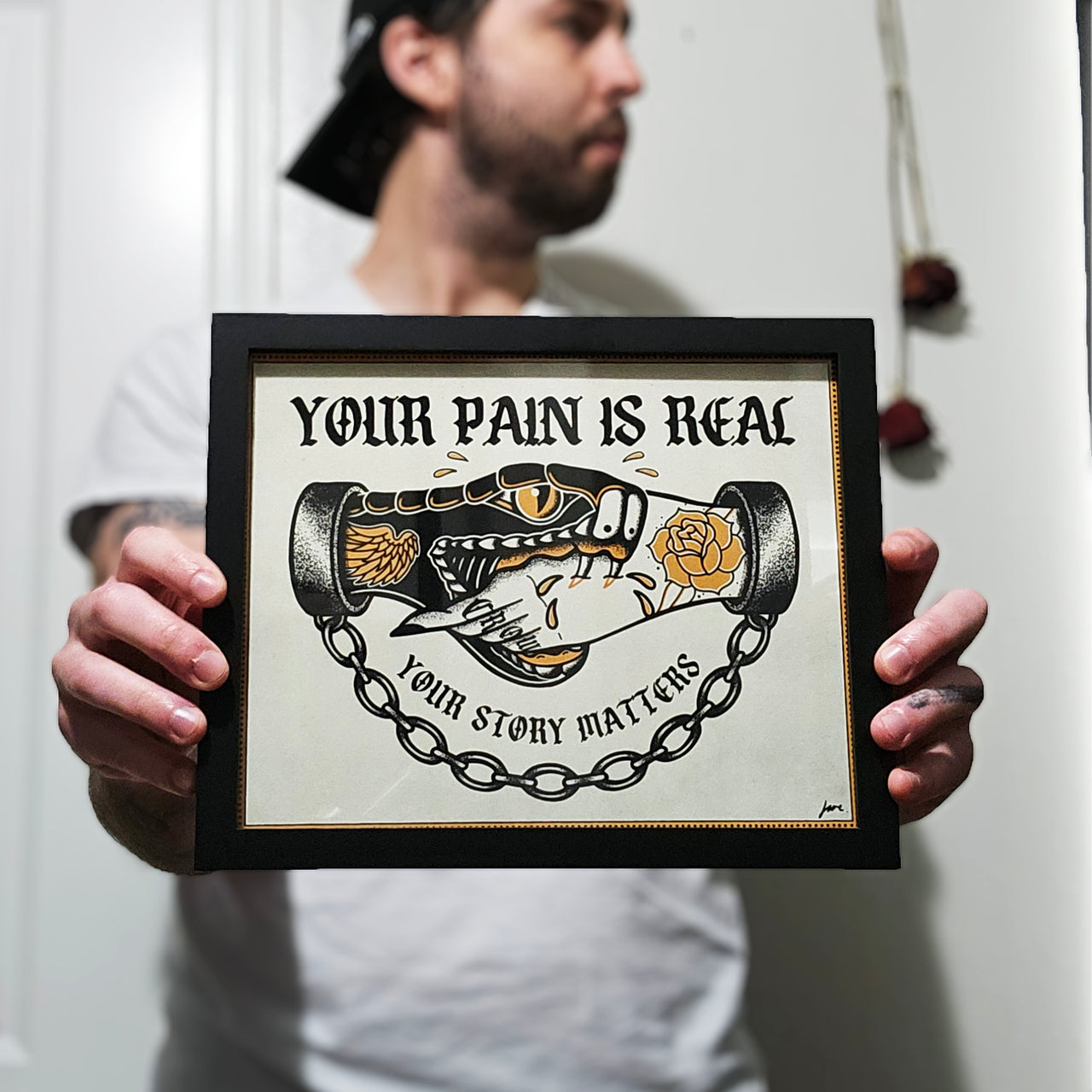 Your Pain Is Real 8x10 Print