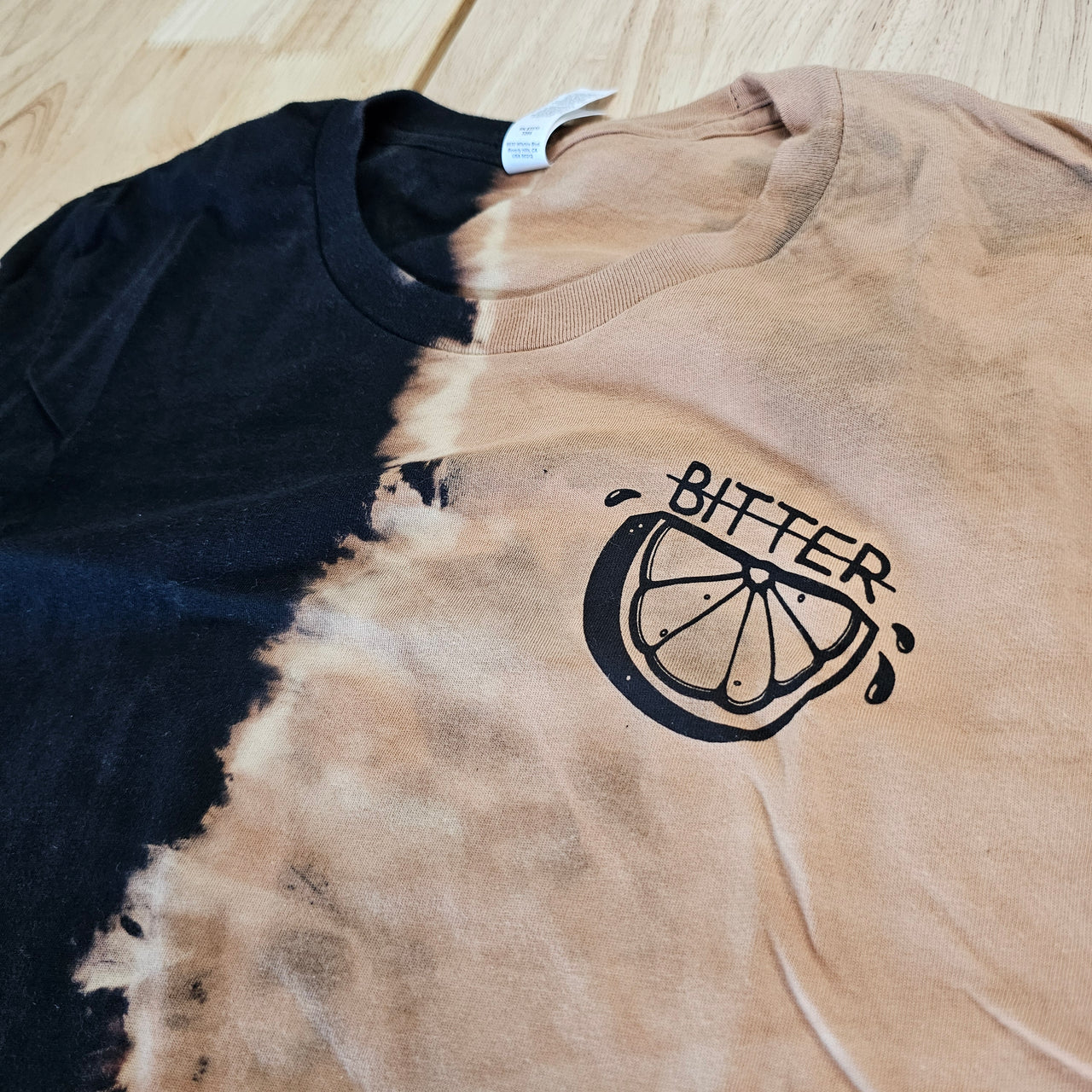 Bitter Split-Bleach Tee - MD, L, XL