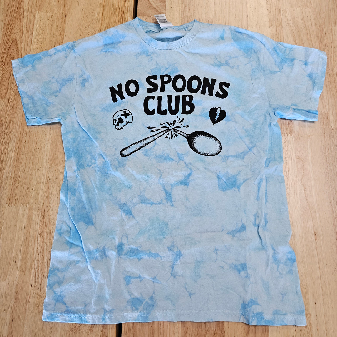 No Spoons Club Tie-Dye Tee - M