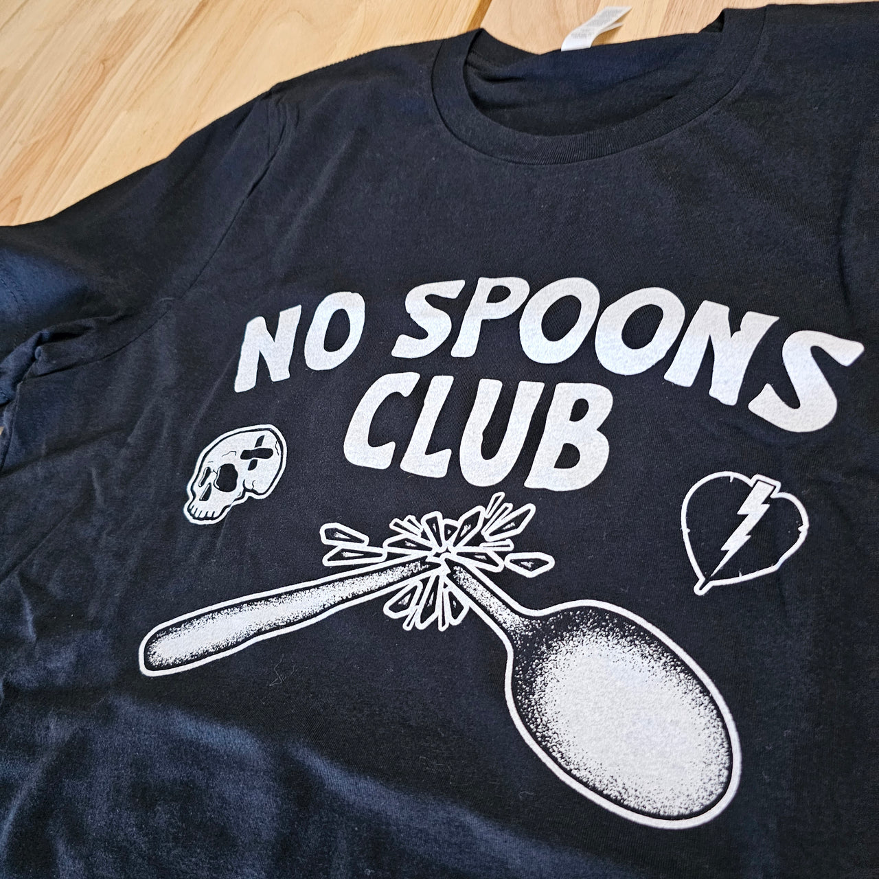 No Spoons Club Tee - M