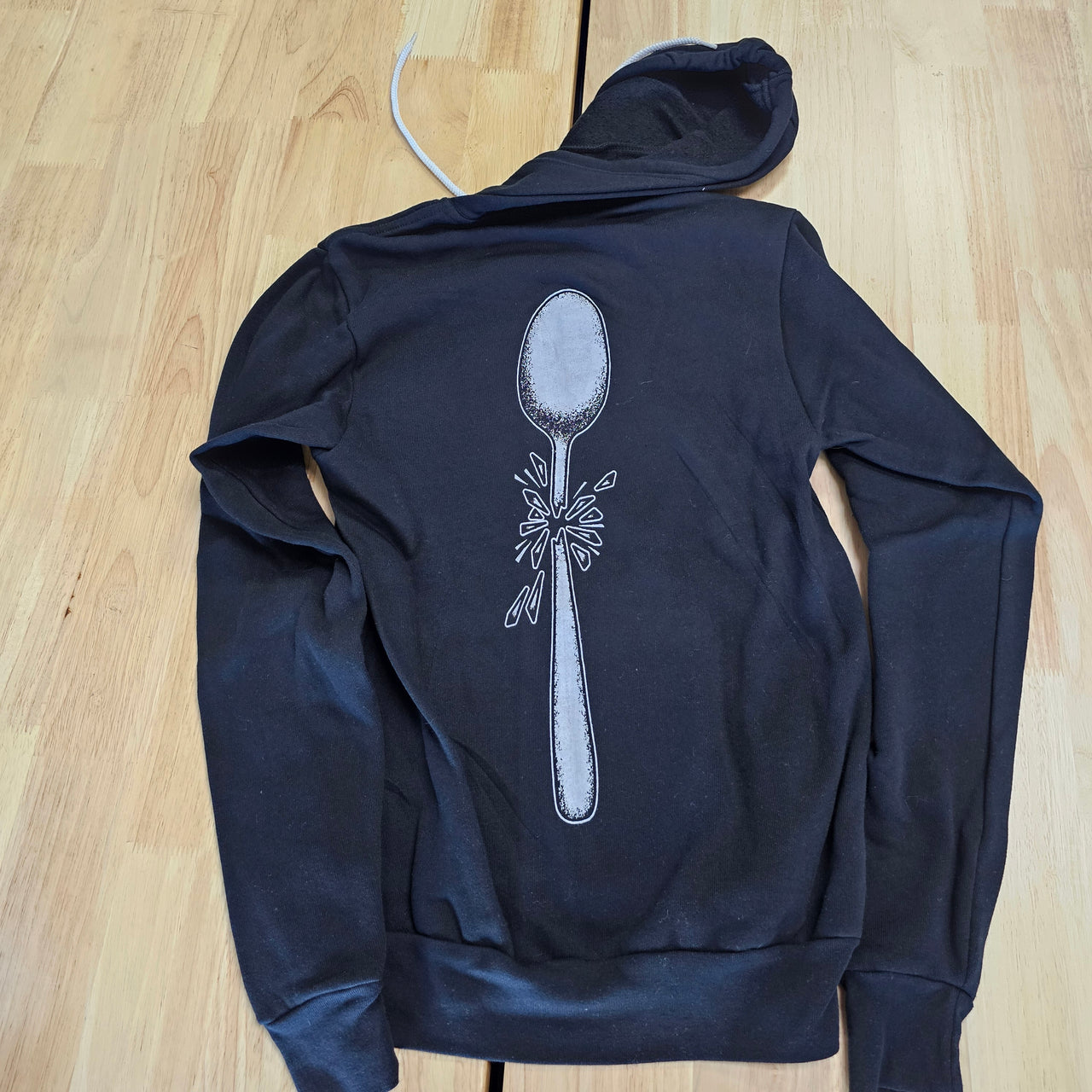 No Spoons, No Fucks Zip-up Hoodie - XS, MD