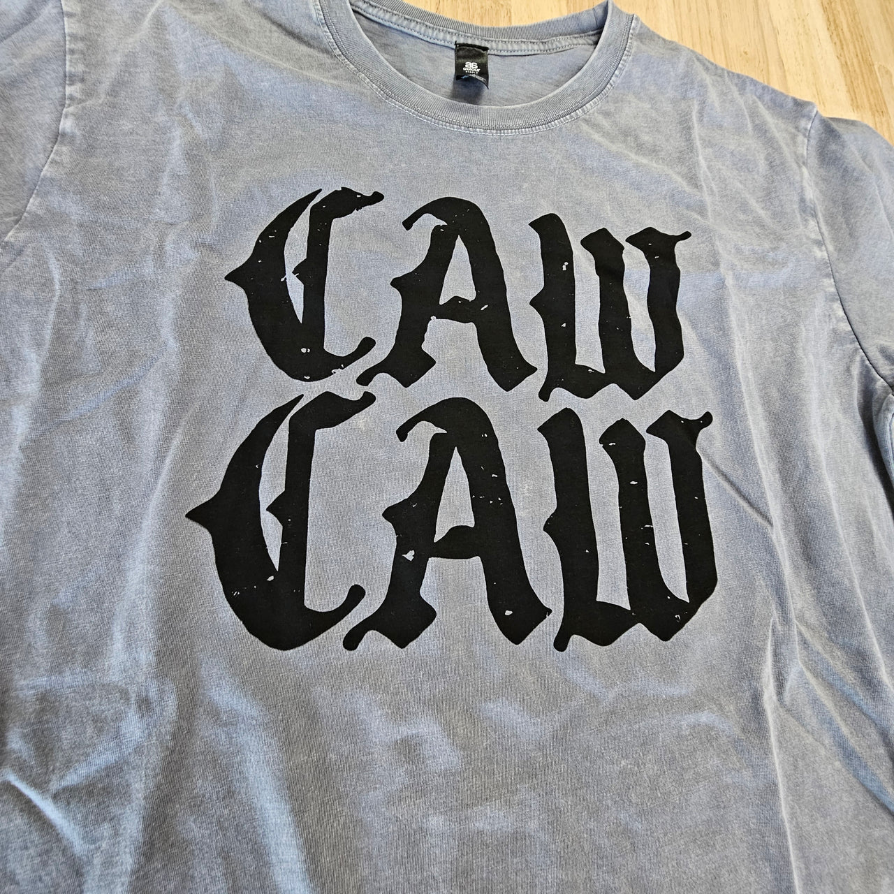 CAW CAW GREY TEE - M