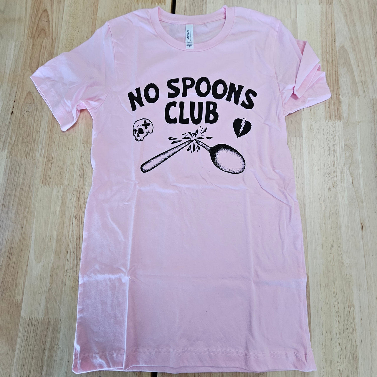 NO SPOONS CLUB TEE - S