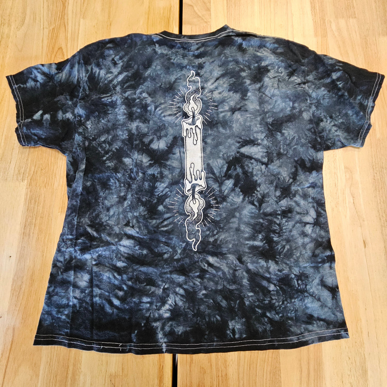 BURNT OUT CRYSTAL TEE - XL