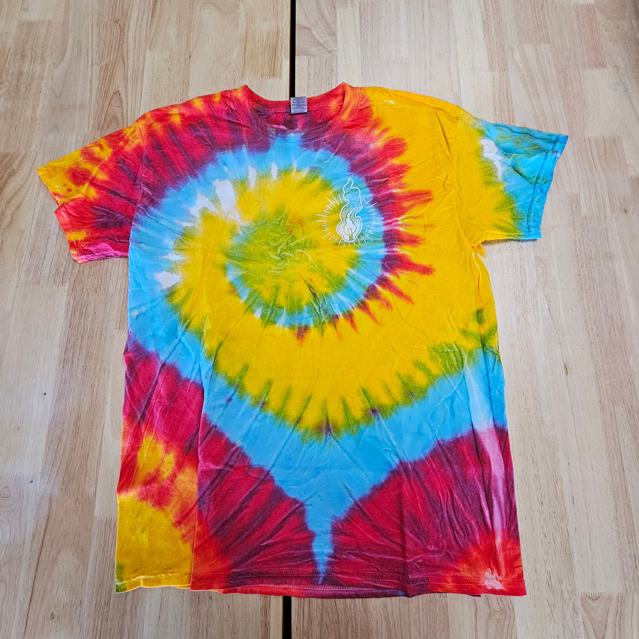 BURNT OUT BURST TIE-DYE TEE - L