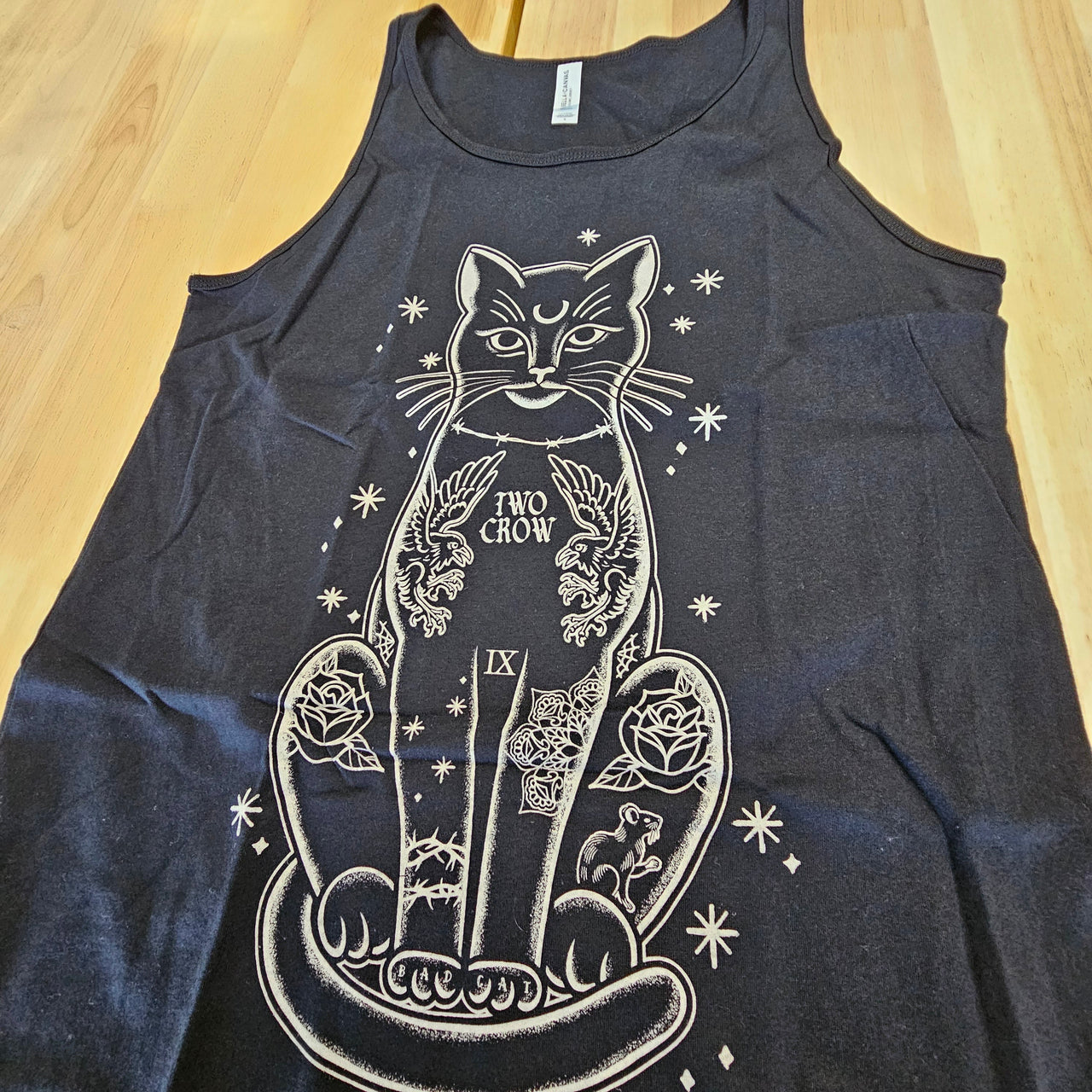 TATTOO CAT UNISEX TANK - S