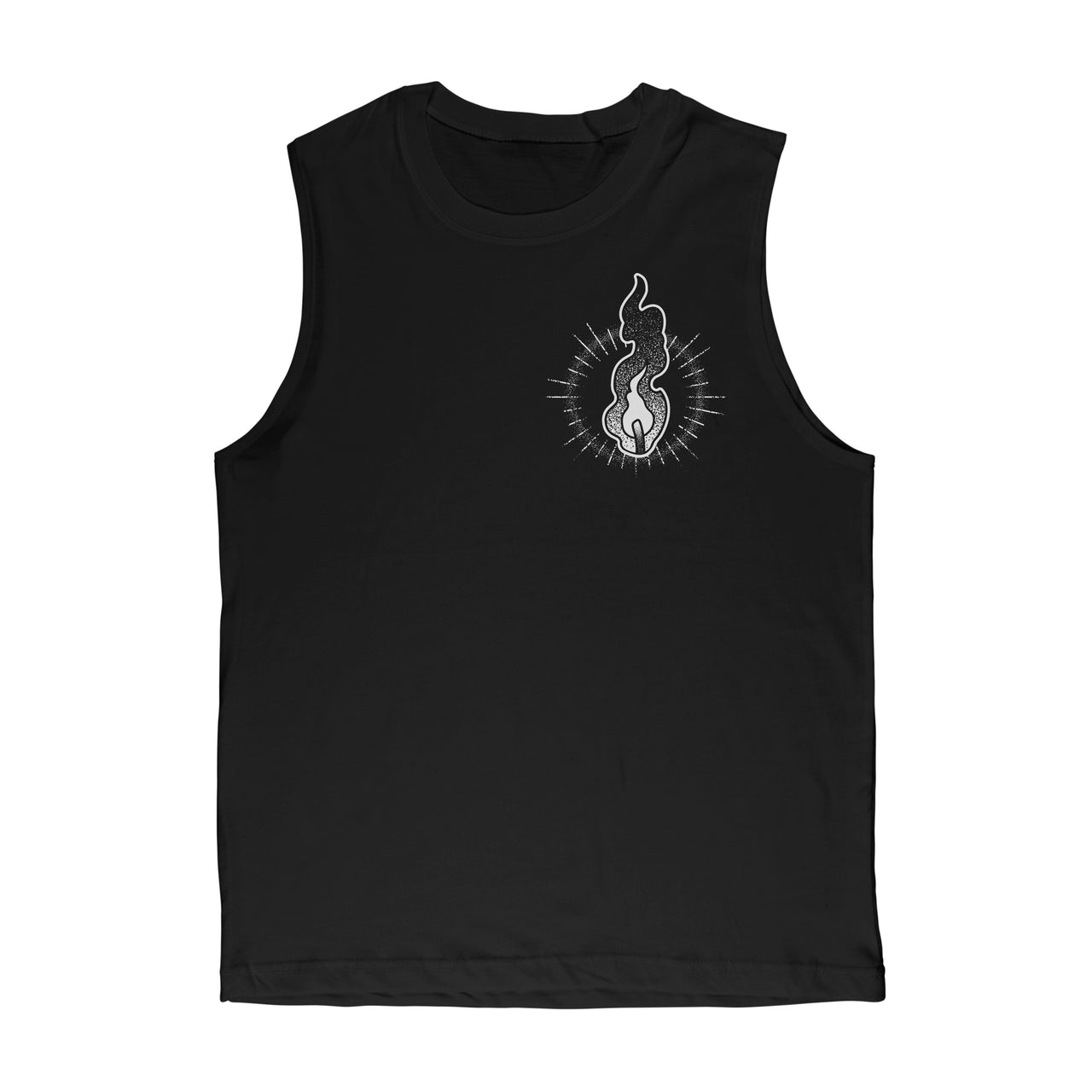 Burnt Out Masculine Tank