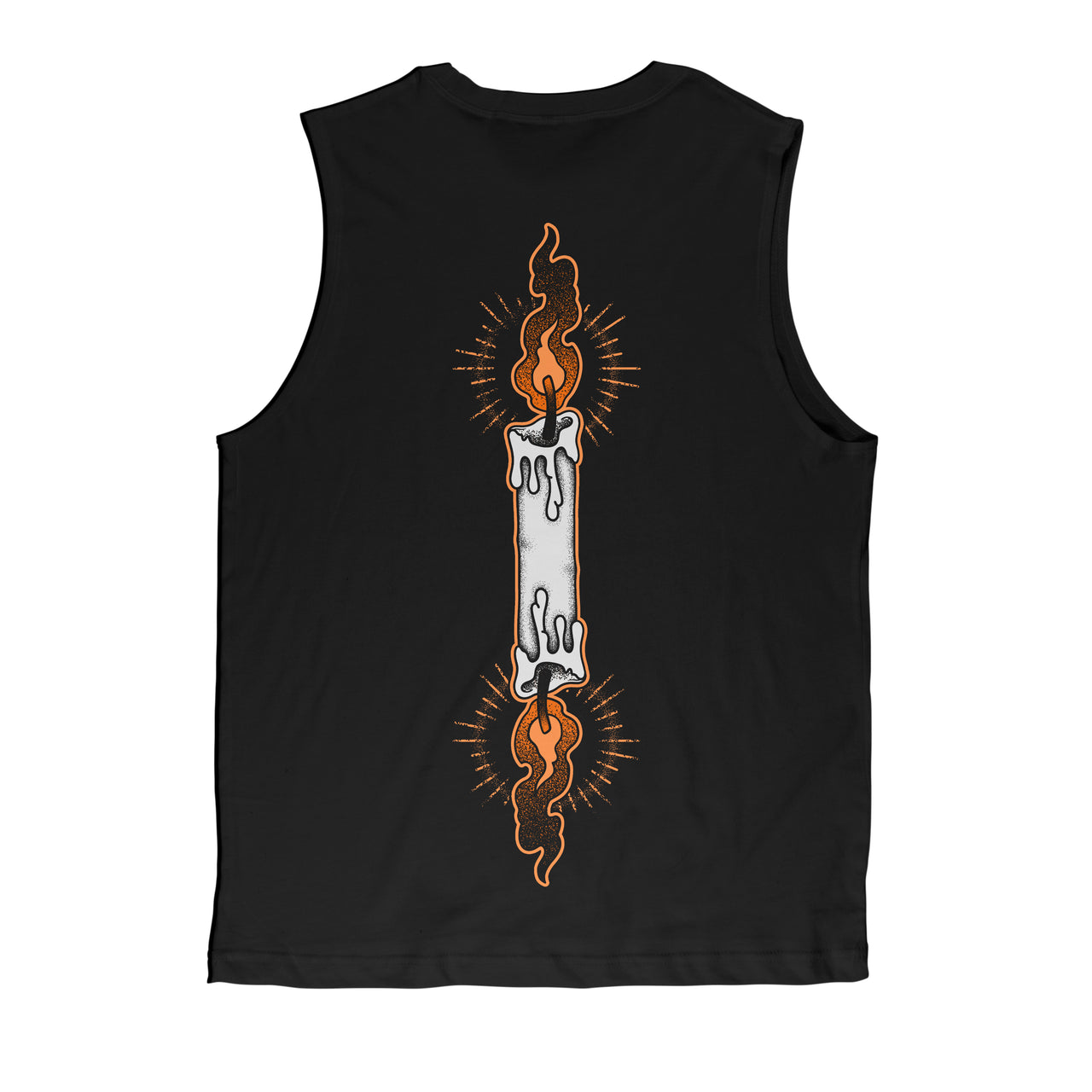 Premium Burnt Out Masculine Muscle Tank
