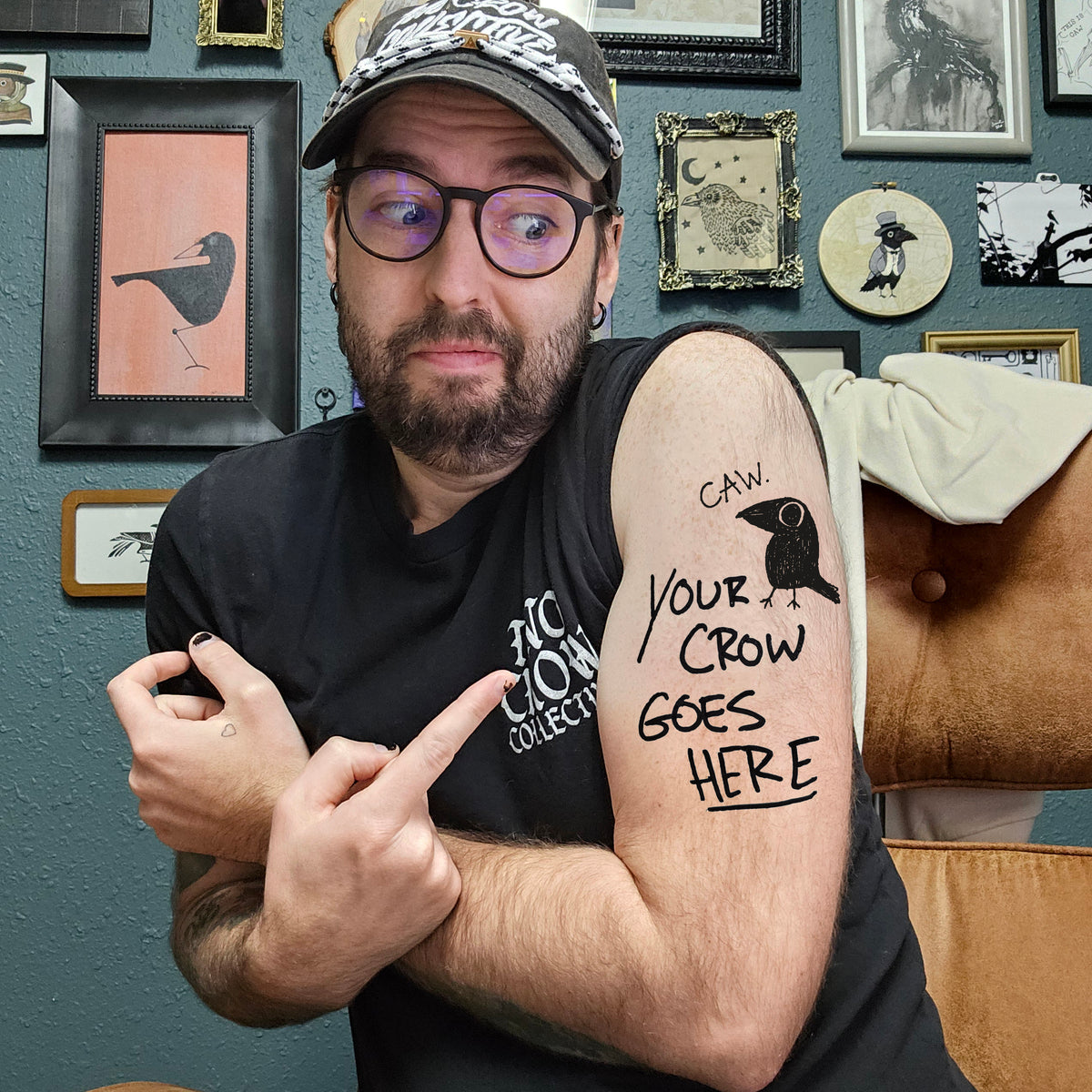 TATTOO YOUR CROW ON MY BODY