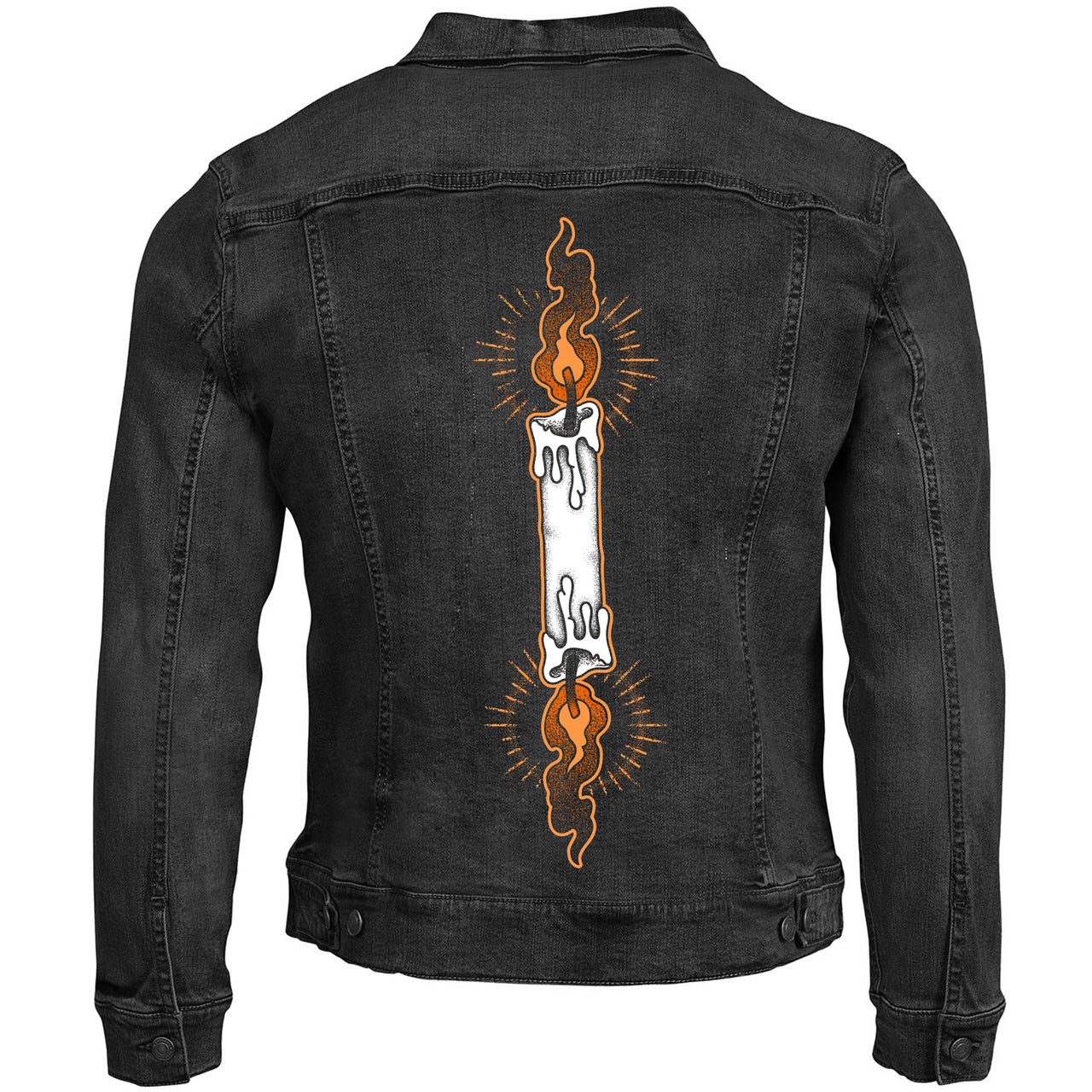 Premium Burnt Out Denim Jacket