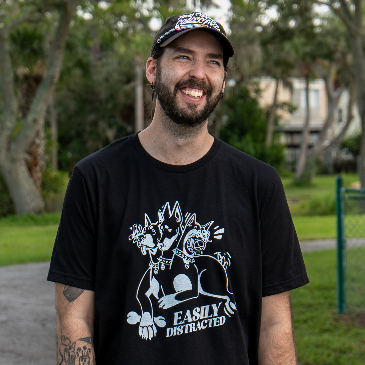 Easily Distracted Cerberus Tee