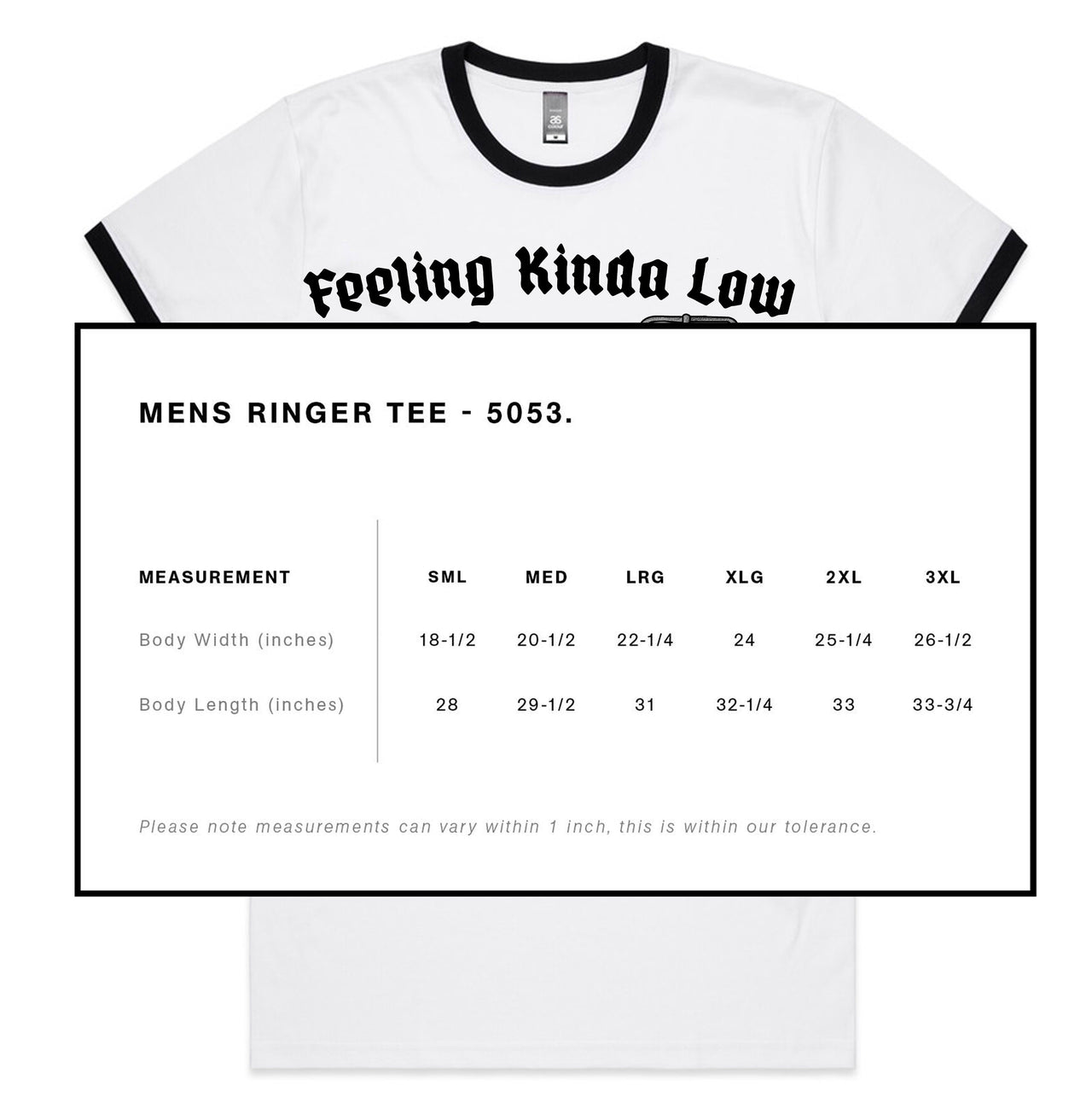 Feeling Kinda Low Vampire Tee