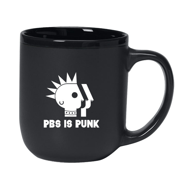 PBS is Punk Two Toned Coffee Mug - 17oz