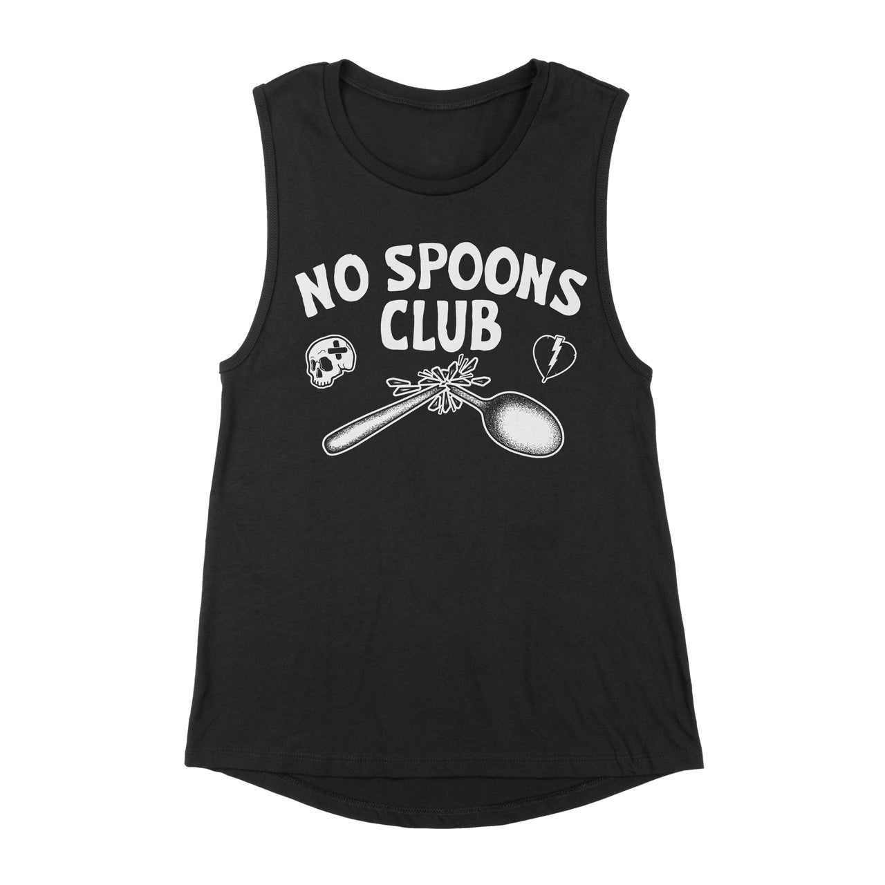 No Spoons Club Feminine Muscle Tank