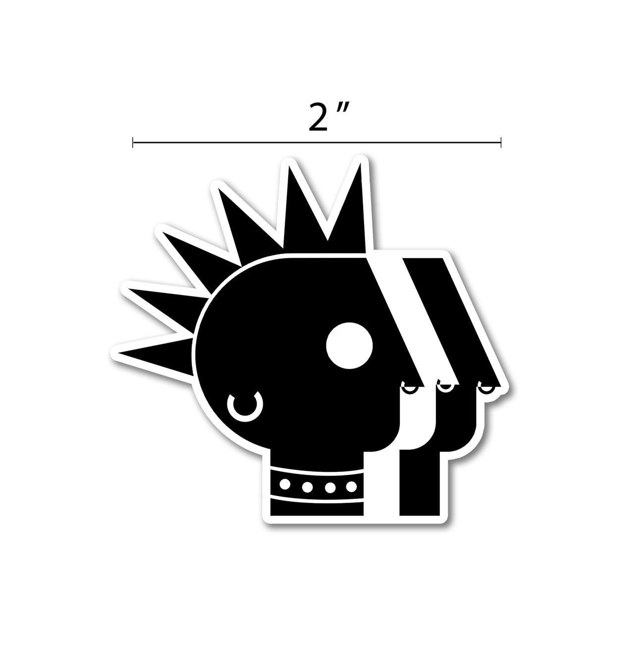PBS is Punk Die-cut Sticker - 2"