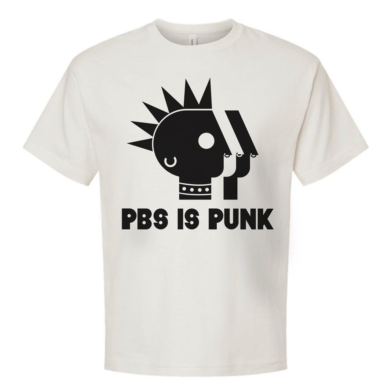 PBS is Punk Tee - Vintage White