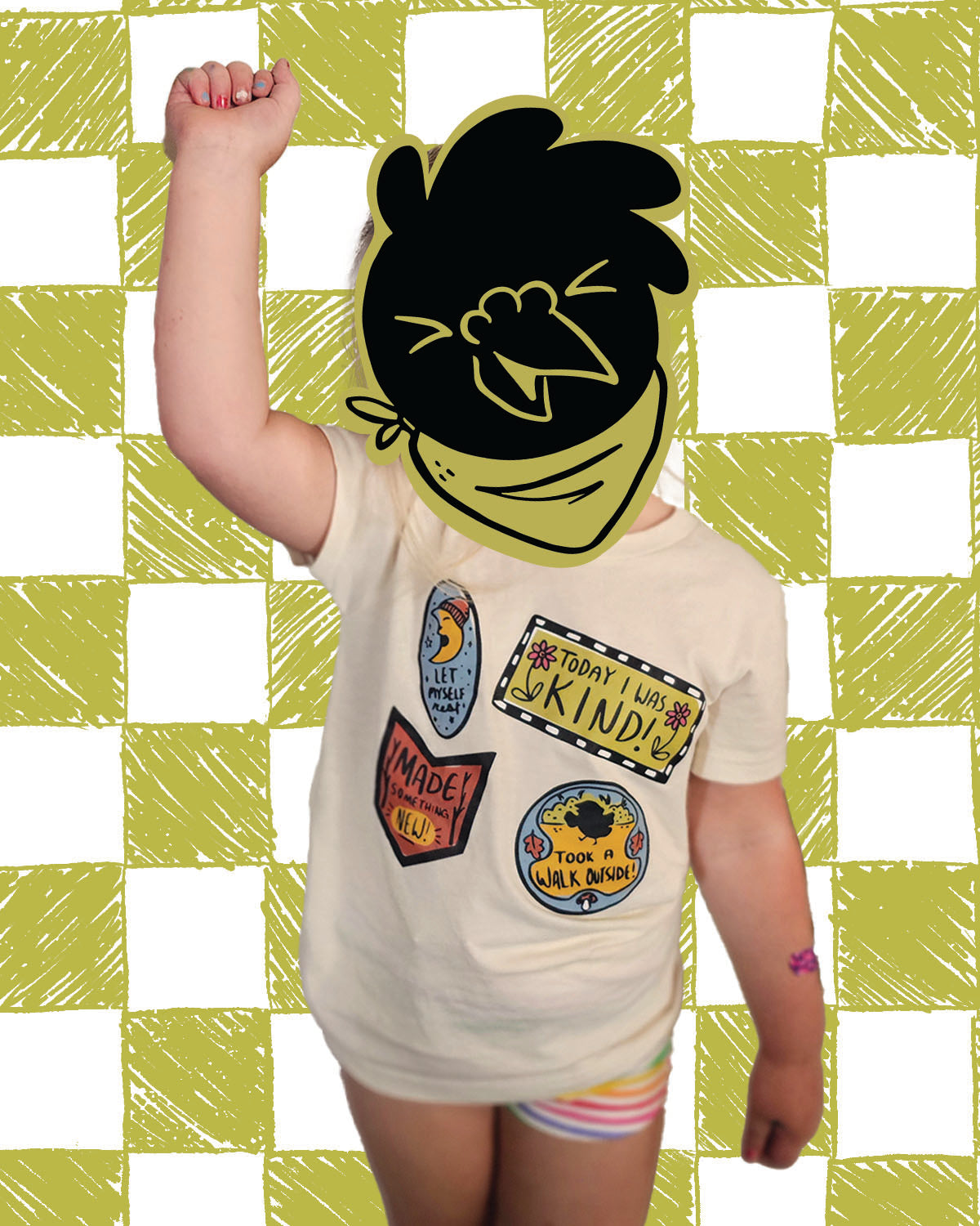 Tiny Crow Patch Tee - Youth