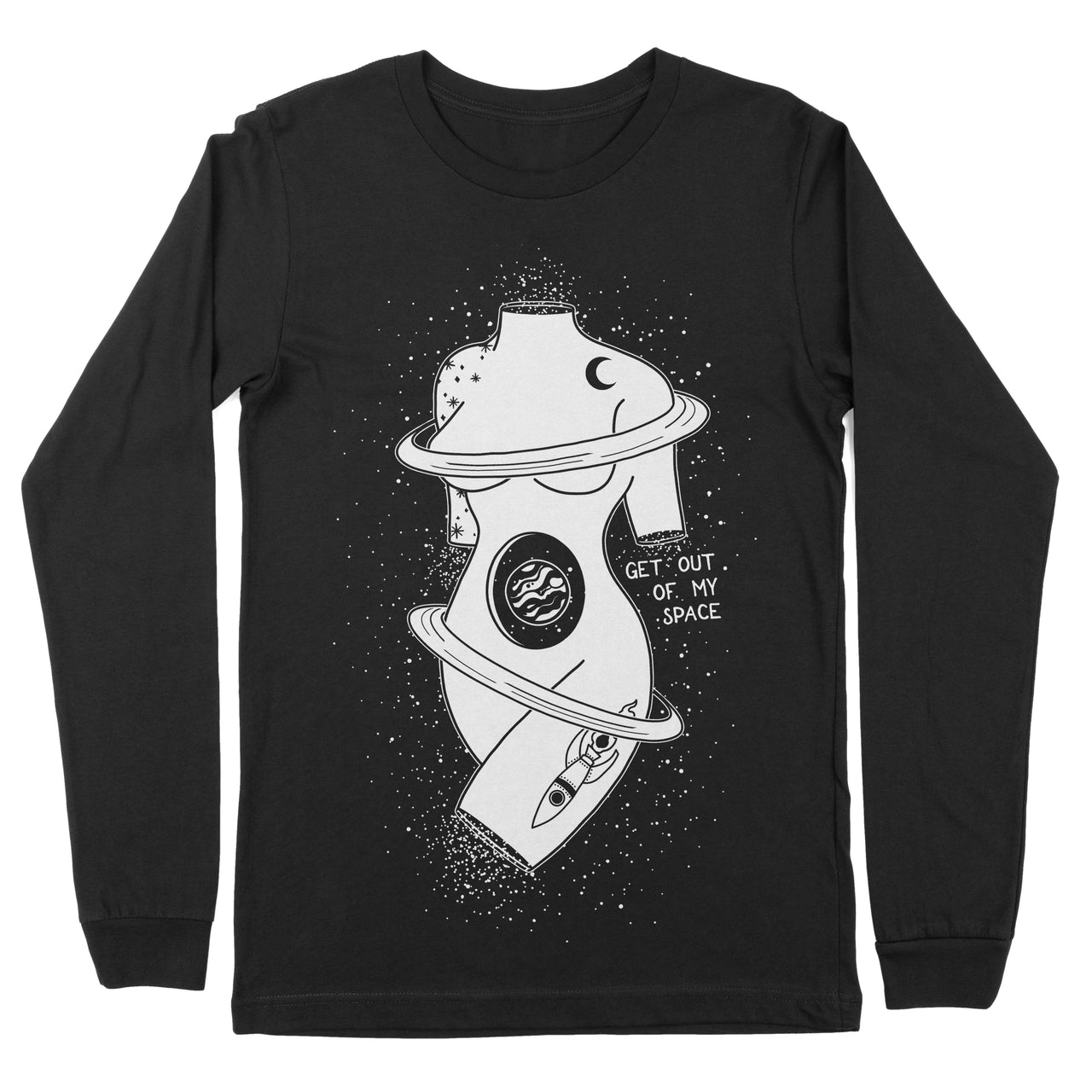 Space Woman Long Sleeve Tee